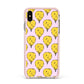 Hot Air Balloon Apple iPhone Xs Max Impact Case Pink Edge on Gold Phone