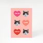 I Love You As Much As The Cat A5 Greetings Card