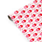 Kiss Me Love Heart Valentines Day Personalised Gift Wrap