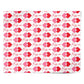 Kiss Me Love Heart Valentines Day Personalised Wrapping Paper Alternative