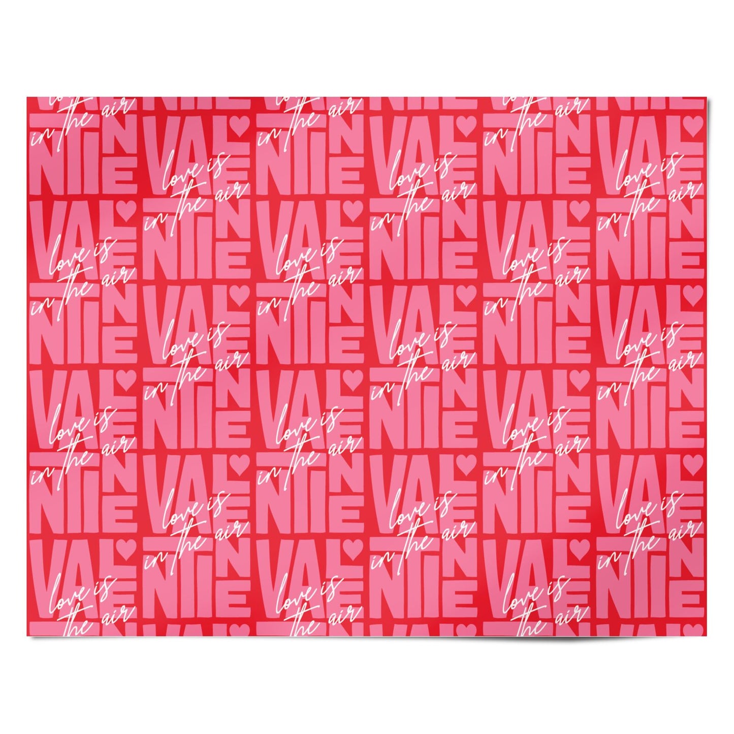 Love Is In The Air Valentines Personalised Wrapping Paper Alternative