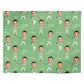 Mens Golf Photo Face Personalised Wrapping Paper Alternative