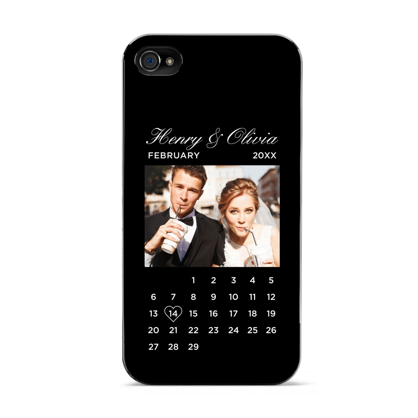 Milestone Date Personalised Photo Apple iPhone 4s Case