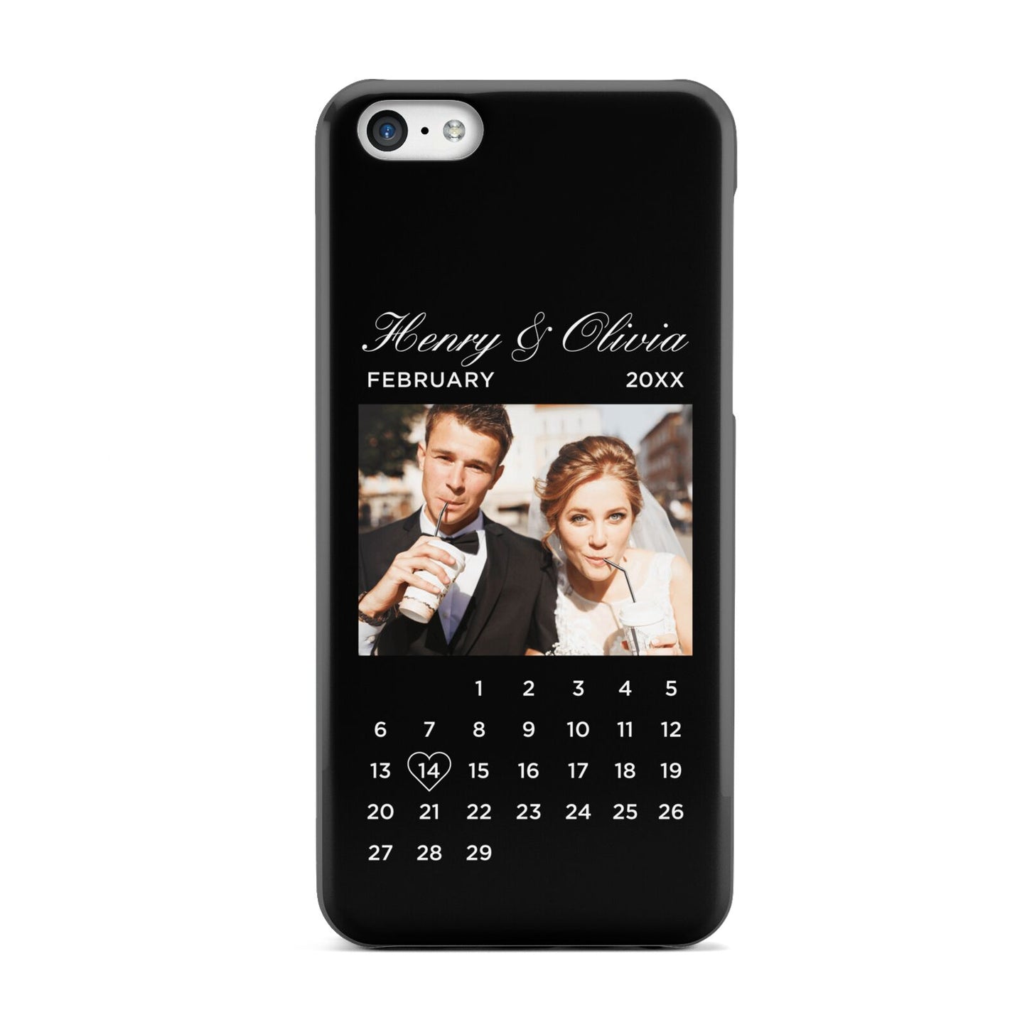 Milestone Date Personalised Photo Apple iPhone 5c Case