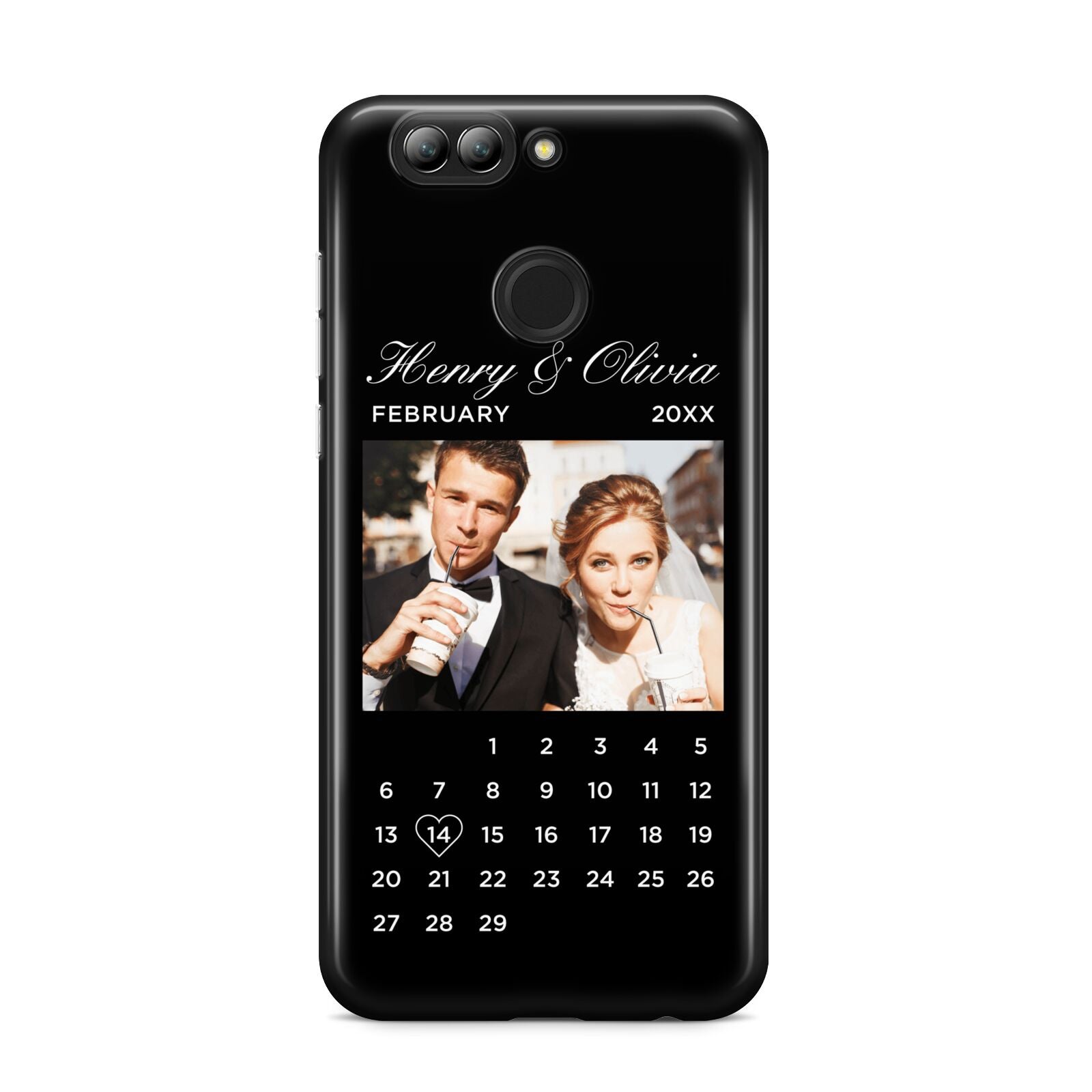 Milestone Date Personalised Photo Huawei Nova 2s Phone Case