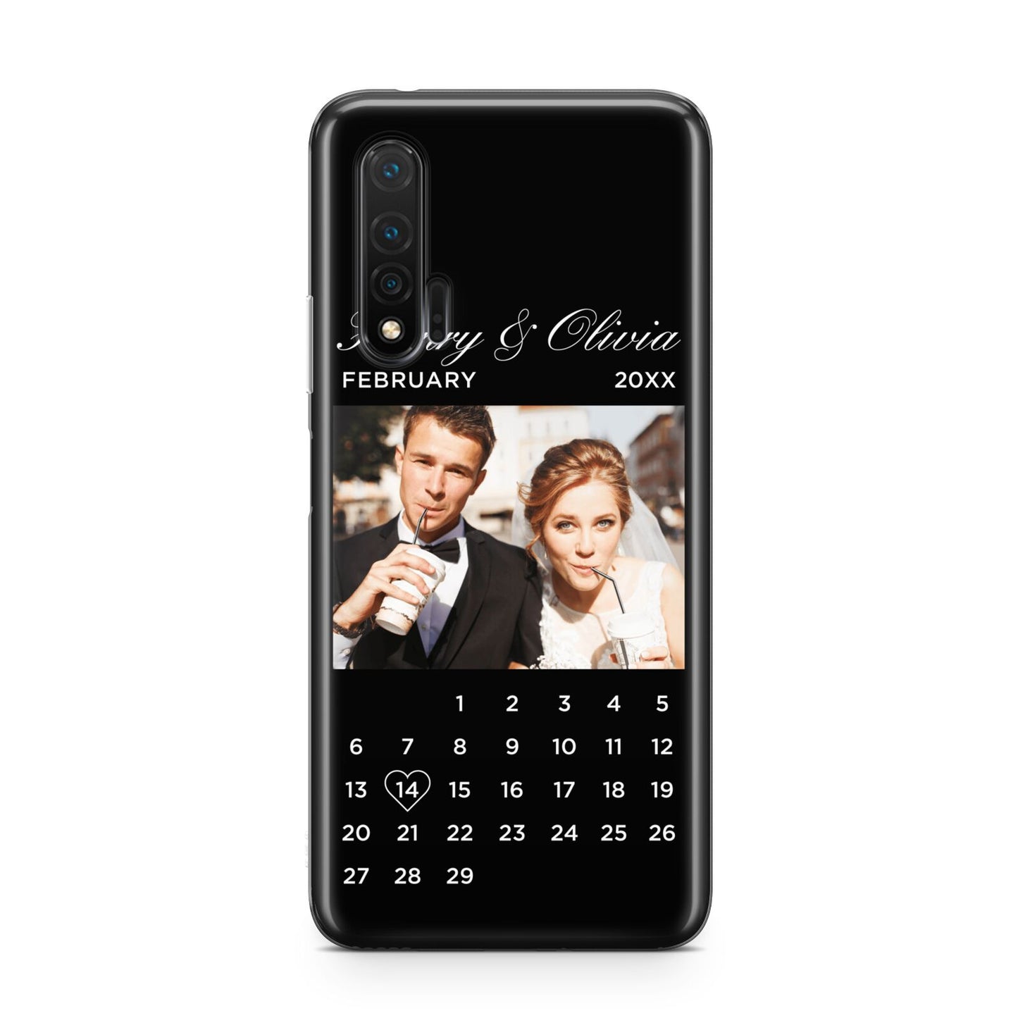 Milestone Date Personalised Photo Huawei Nova 6 Phone Case