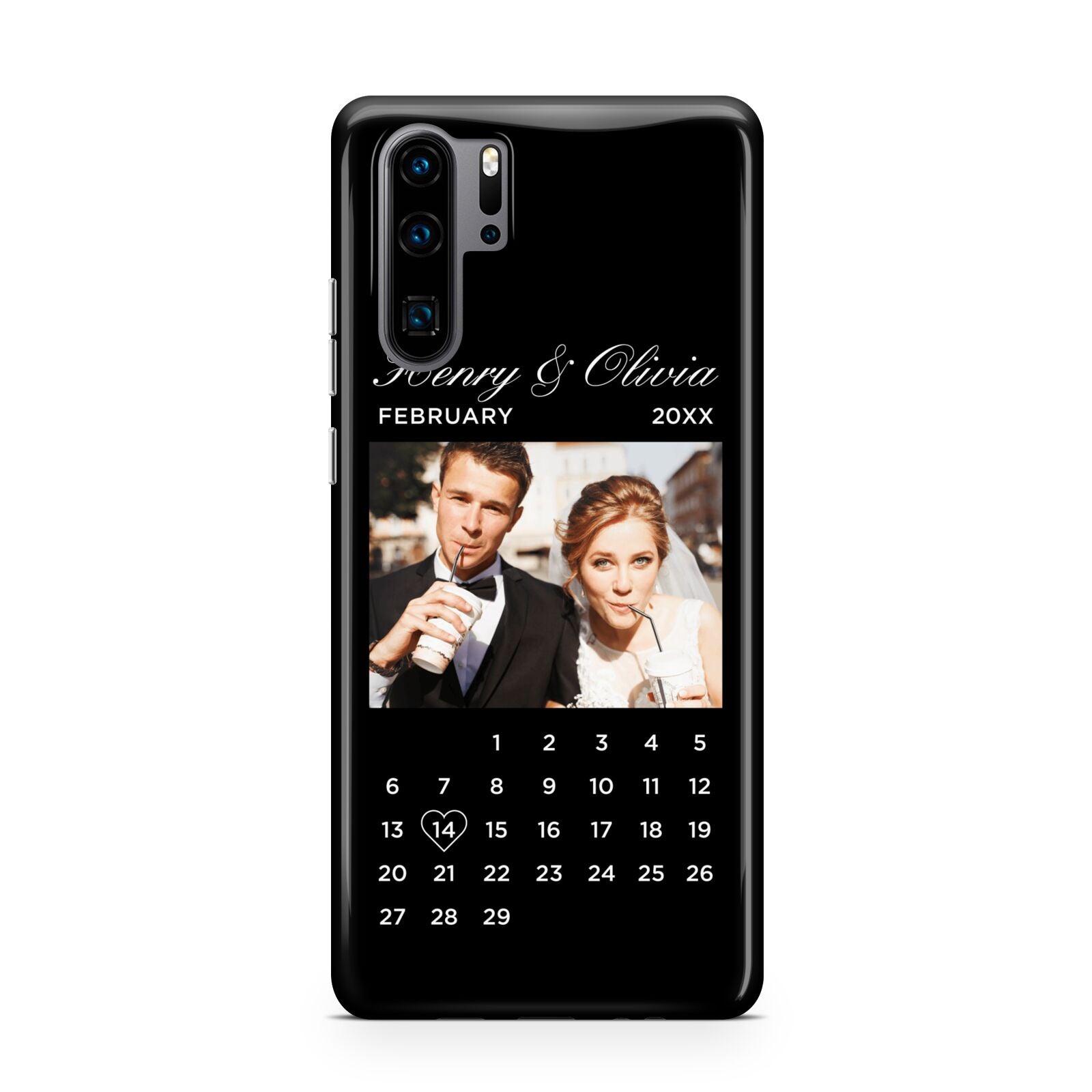 Milestone Date Personalised Photo Huawei P30 Pro Phone Case