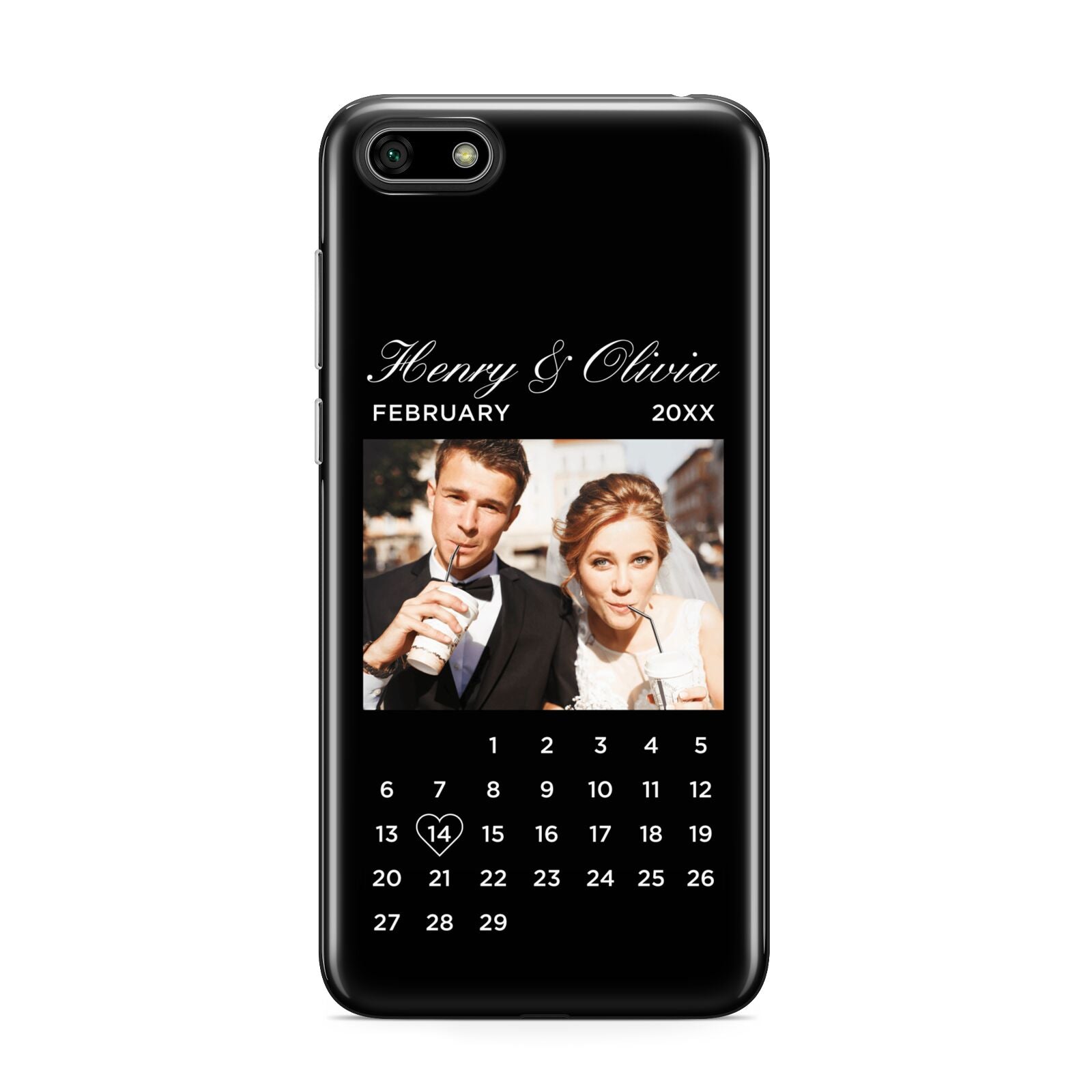 Milestone Date Personalised Photo Huawei Y5 Prime 2018 Phone Case