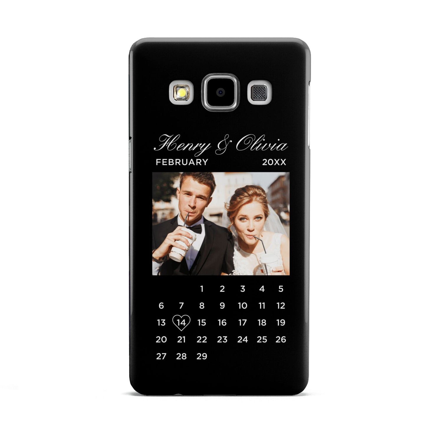 Milestone Date Personalised Photo Samsung Galaxy A5 Case