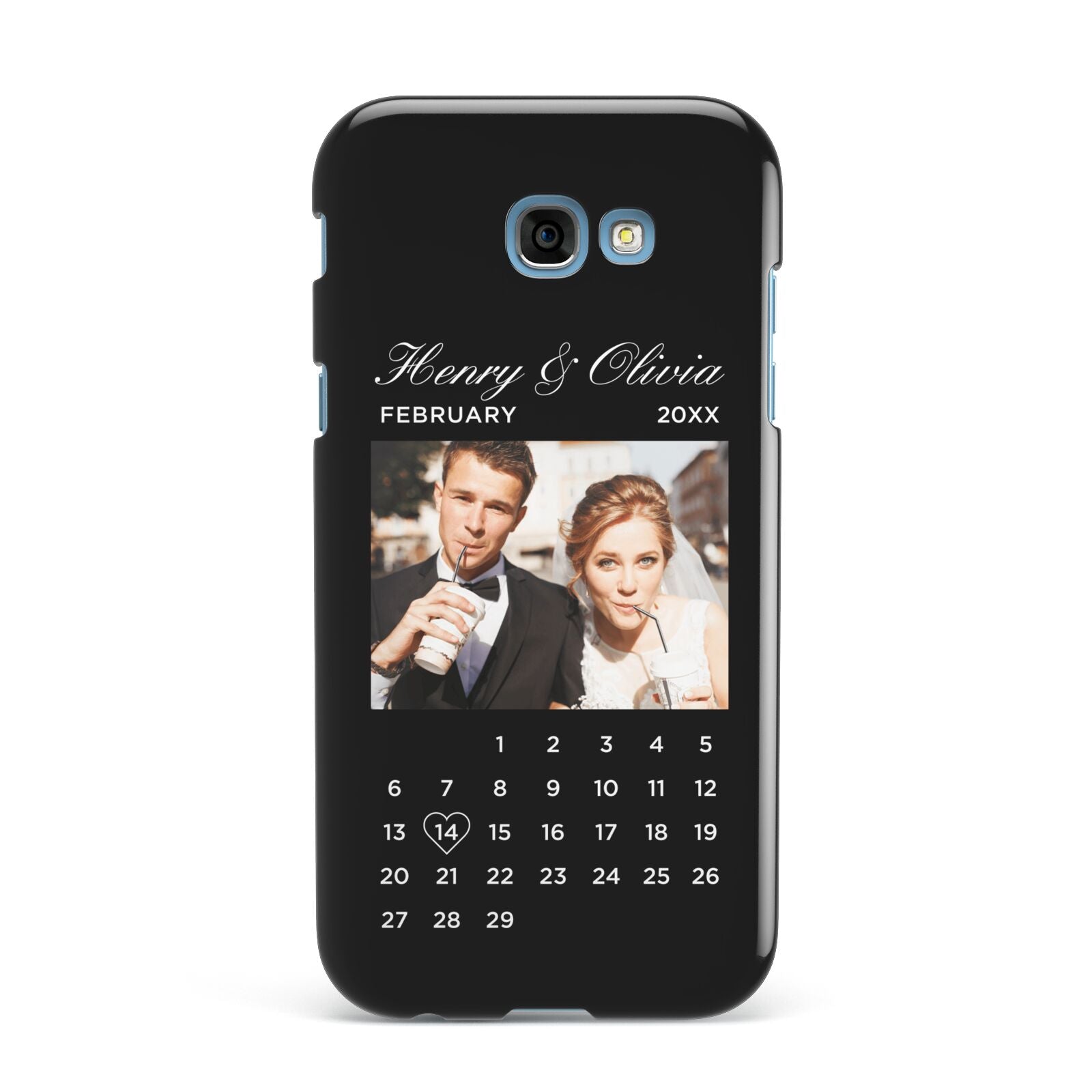 Milestone Date Personalised Photo Samsung Galaxy A7 2017 Case