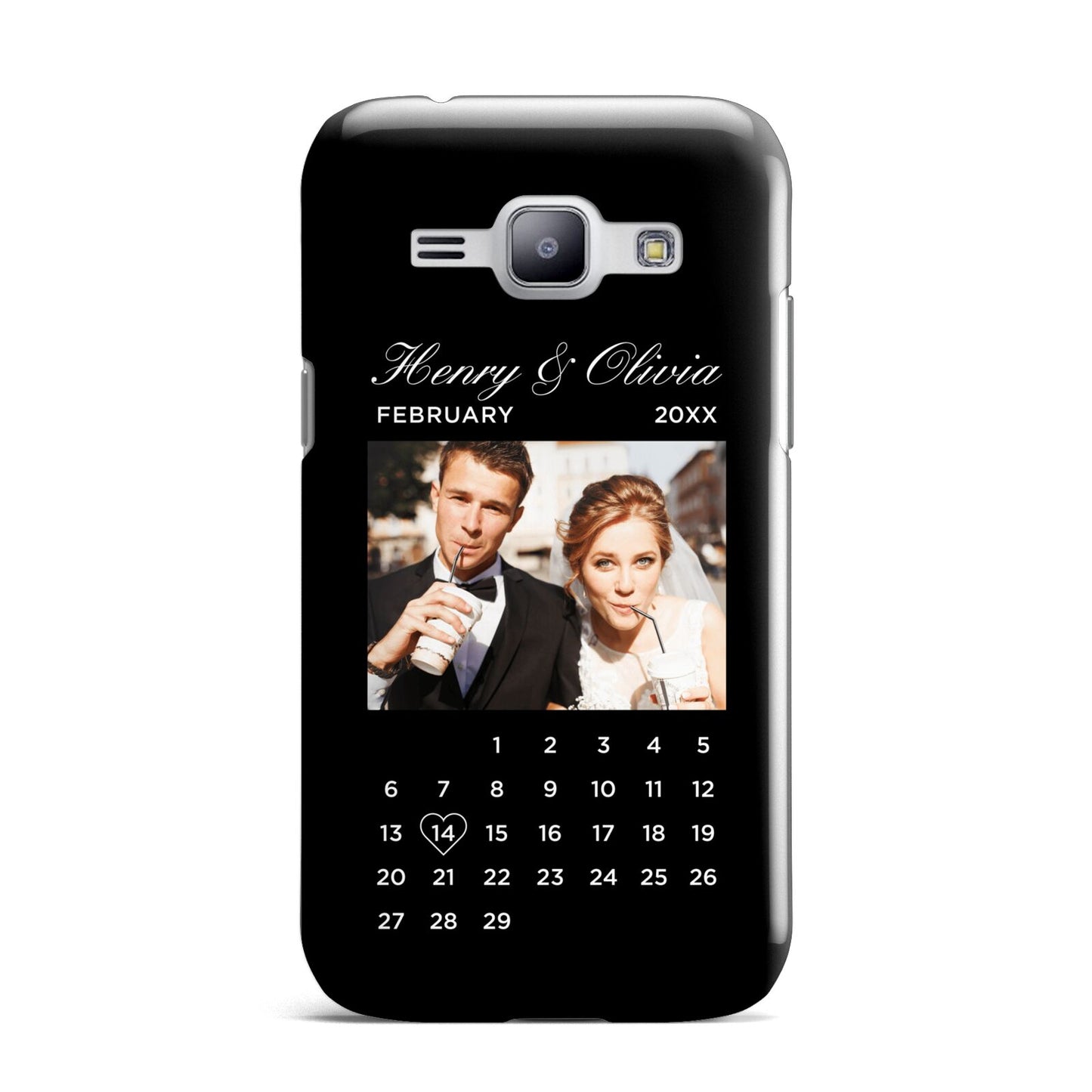 Milestone Date Personalised Photo Samsung Galaxy J1 2015 Case