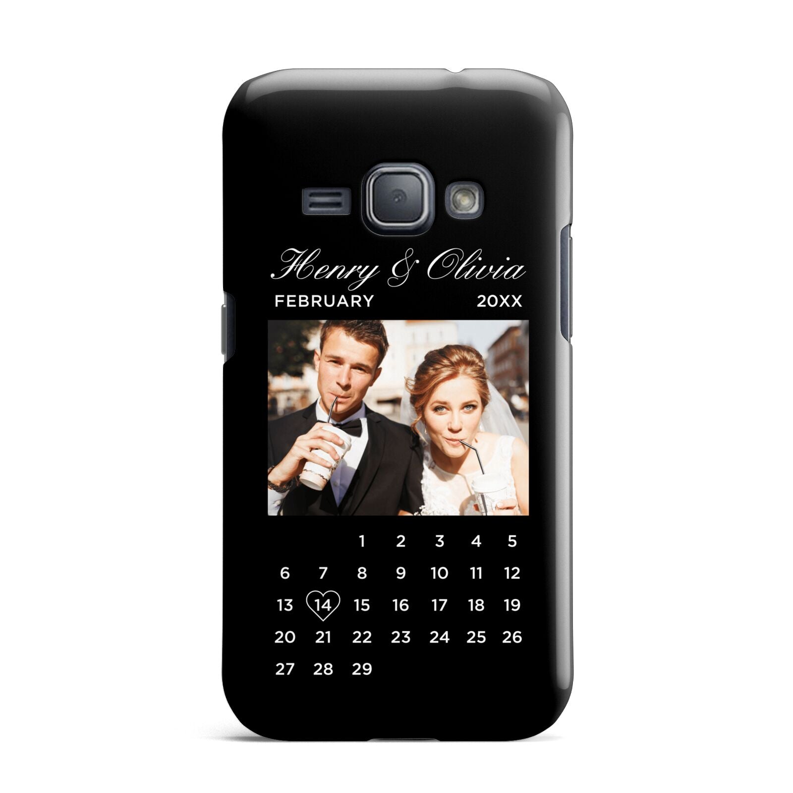 Milestone Date Personalised Photo Samsung Galaxy J1 2016 Case