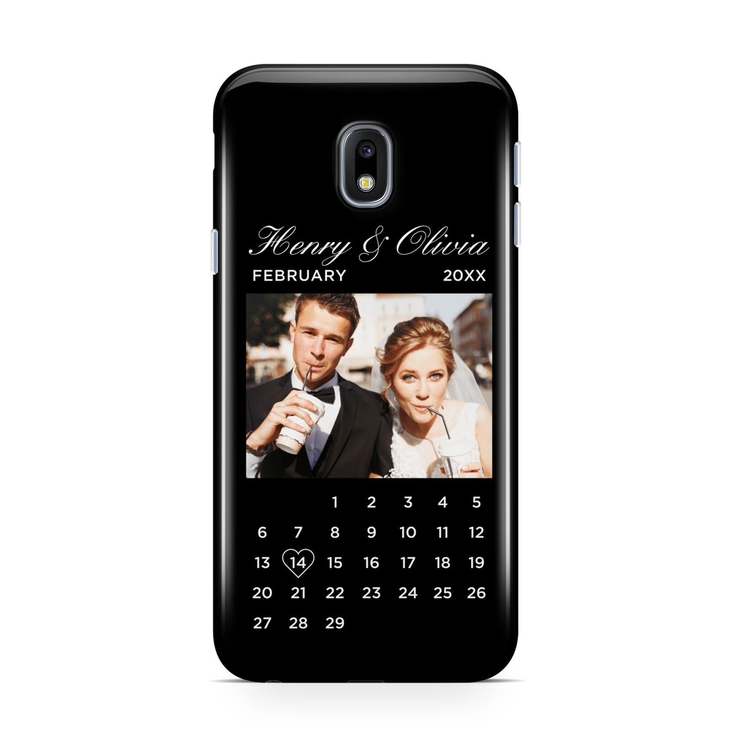 Milestone Date Personalised Photo Samsung Galaxy J3 2017 Case