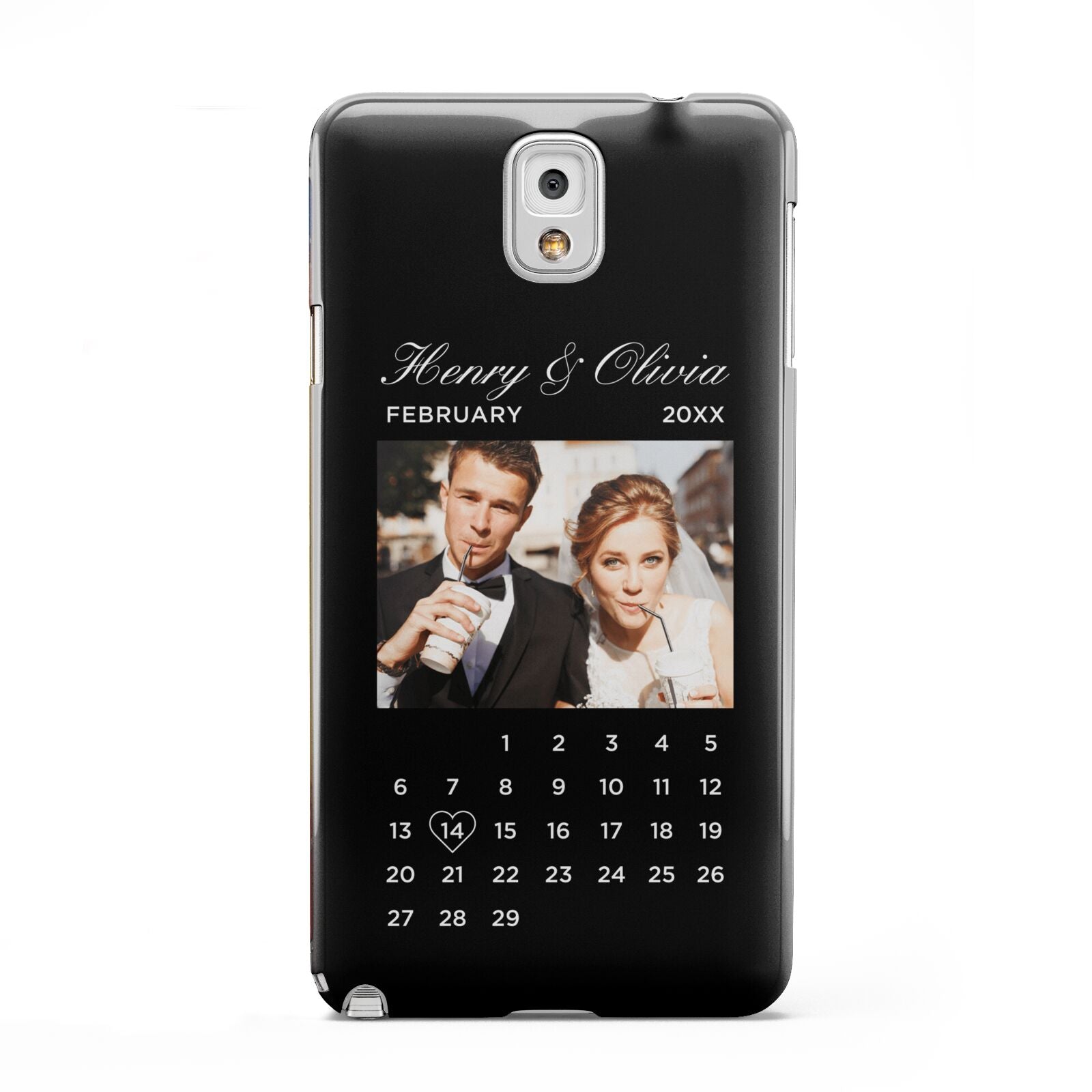 Milestone Date Personalised Photo Samsung Galaxy Note 3 Case