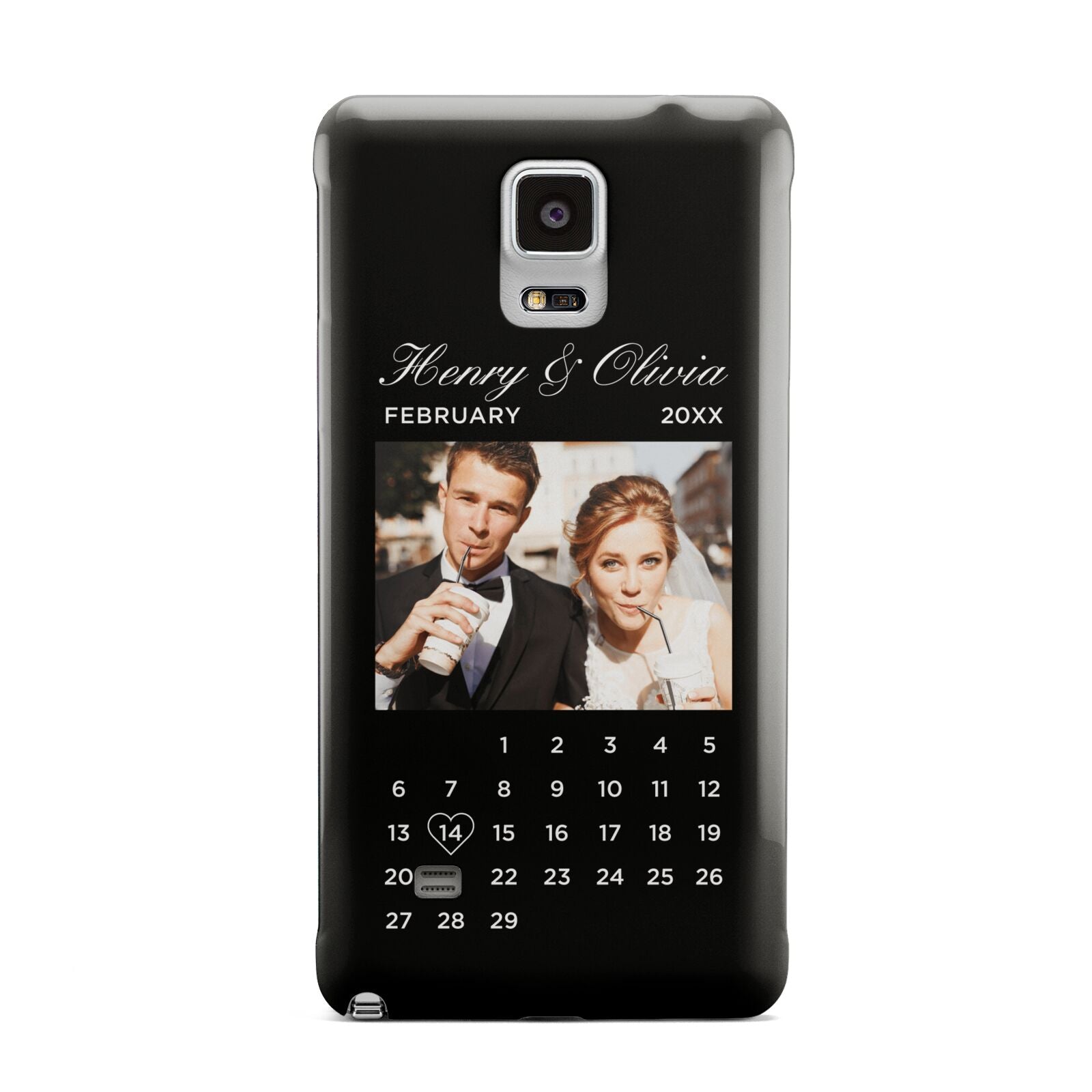 Milestone Date Personalised Photo Samsung Galaxy Note 4 Case