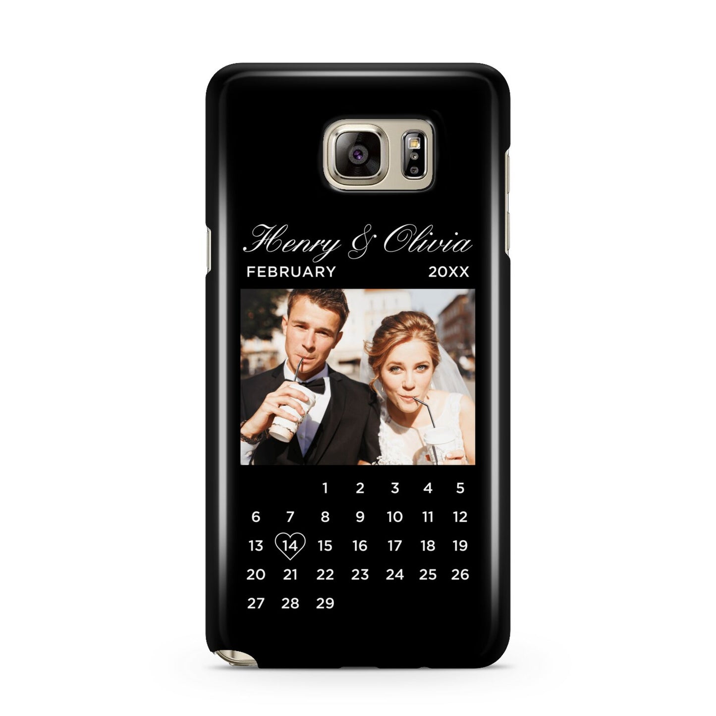 Milestone Date Personalised Photo Samsung Galaxy Note 5 Case