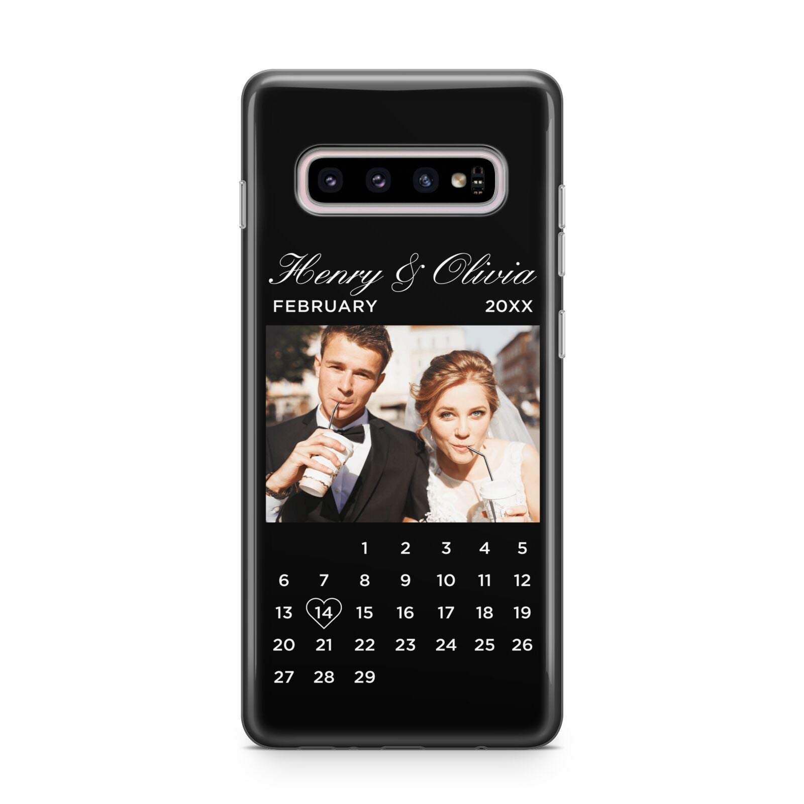 Milestone Date Personalised Photo Samsung Galaxy S10 Plus Case