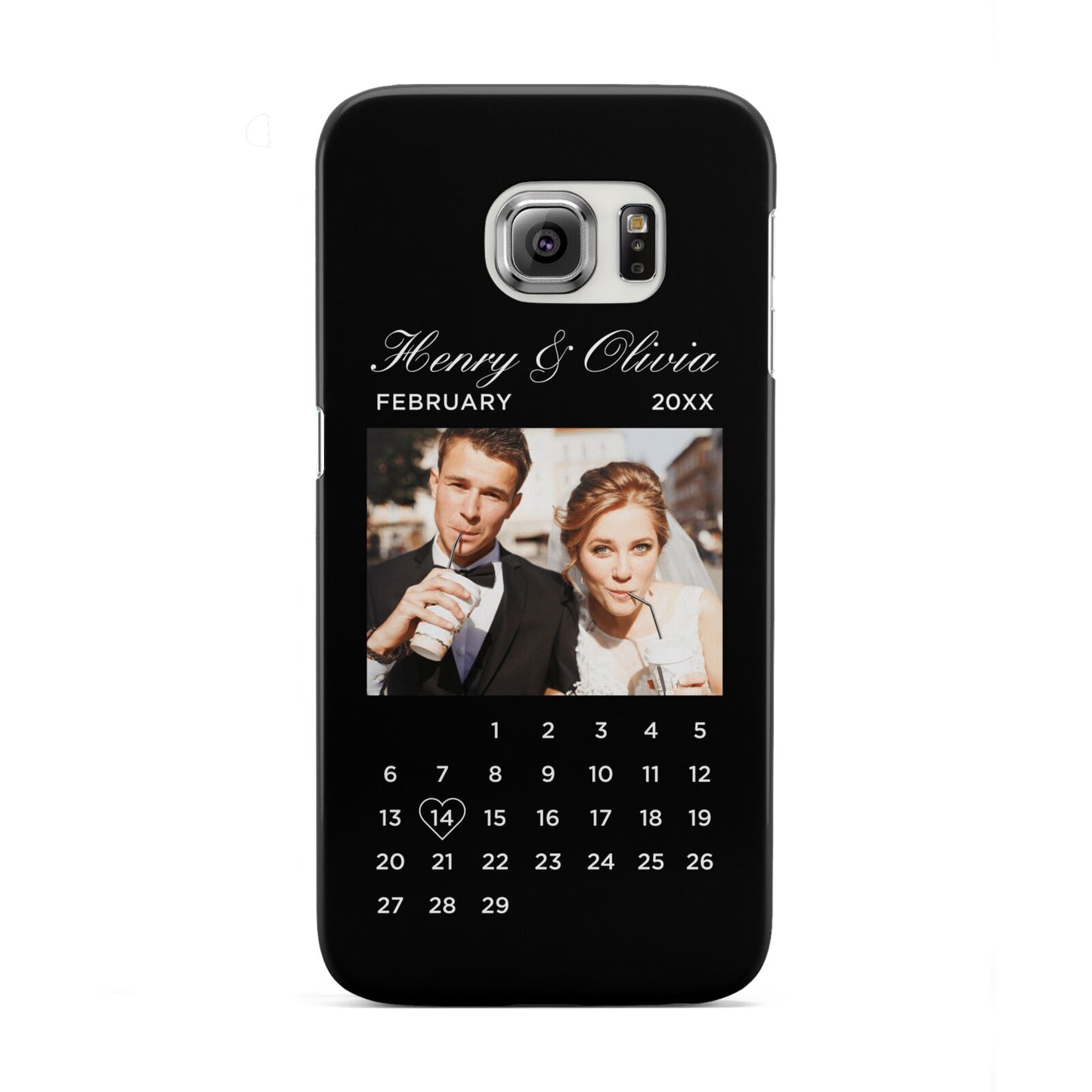 Milestone Date Personalised Photo Samsung Galaxy S6 Edge Case