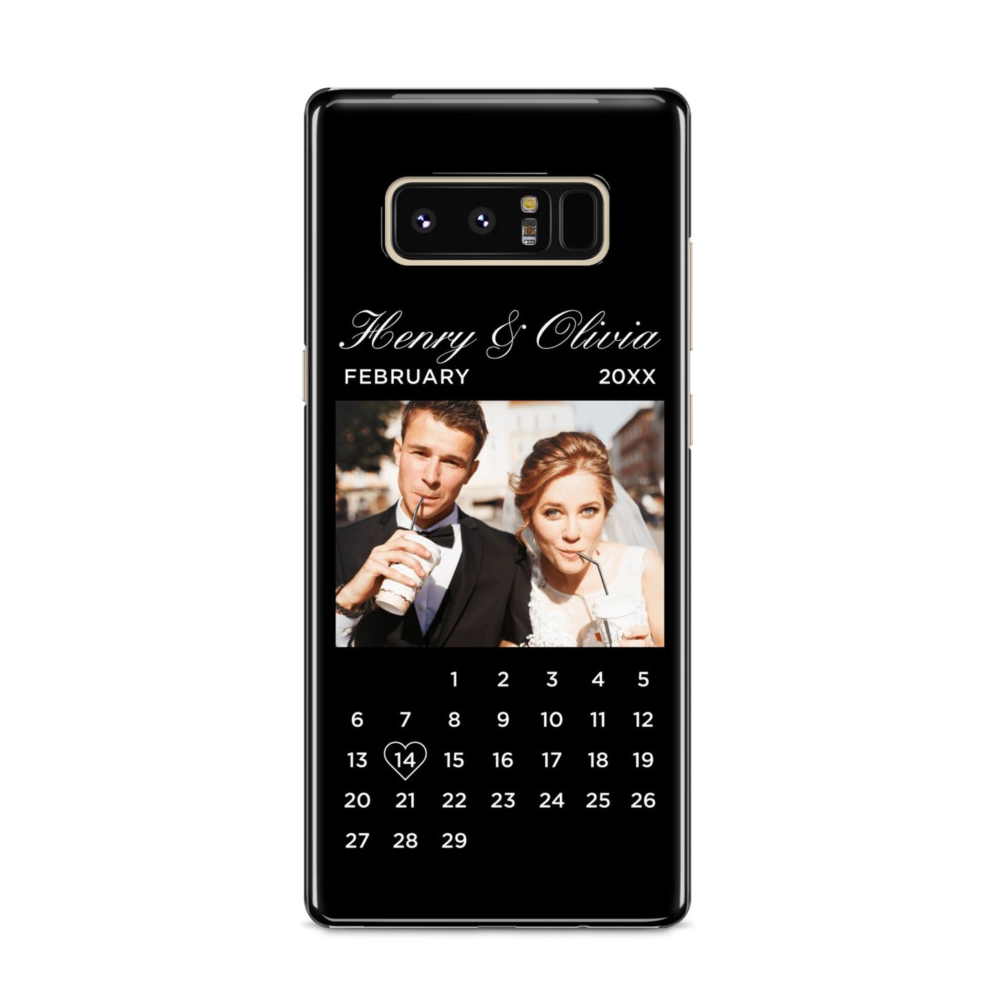 Milestone Date Personalised Photo Samsung Galaxy S8 Case