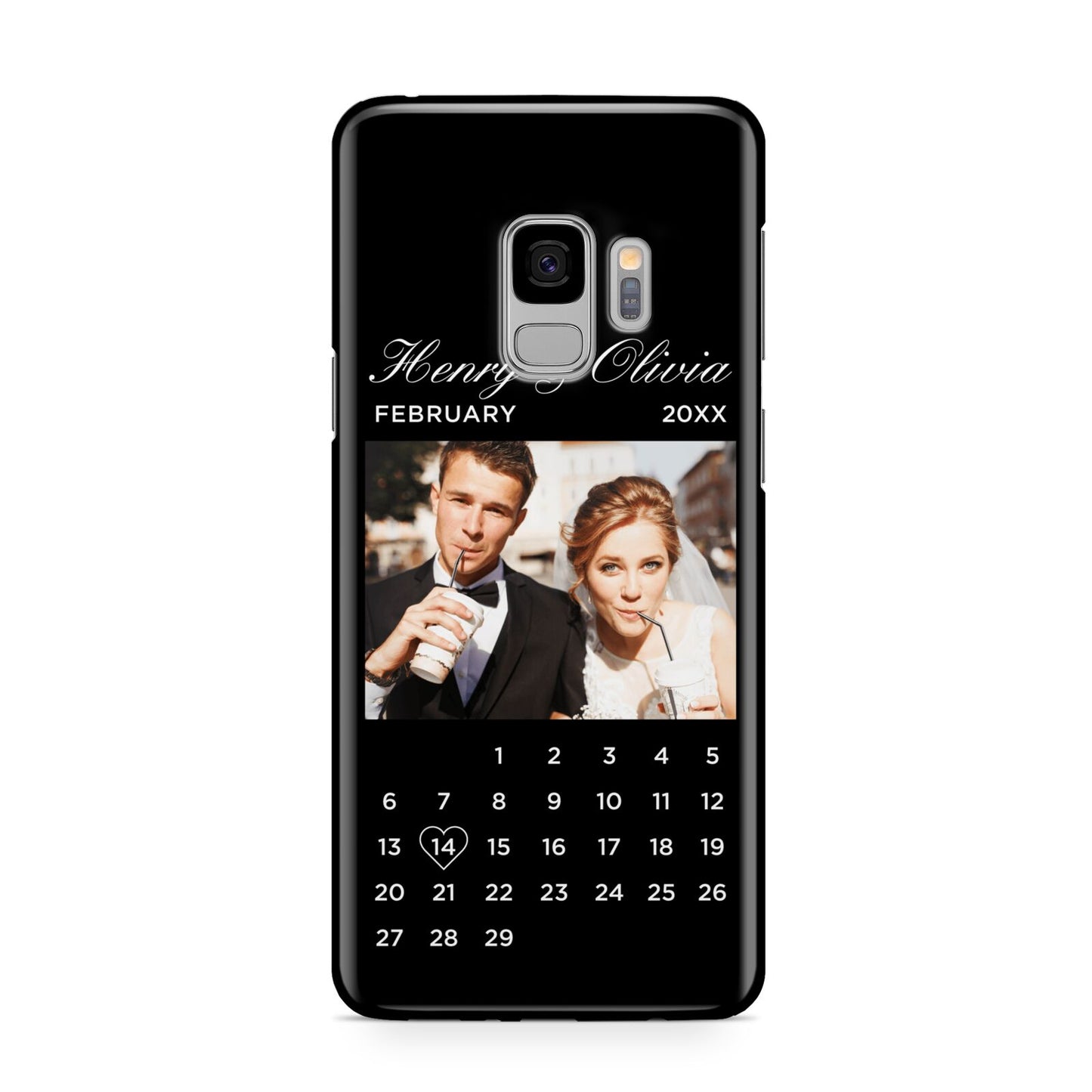 Milestone Date Personalised Photo Samsung Galaxy S9 Case