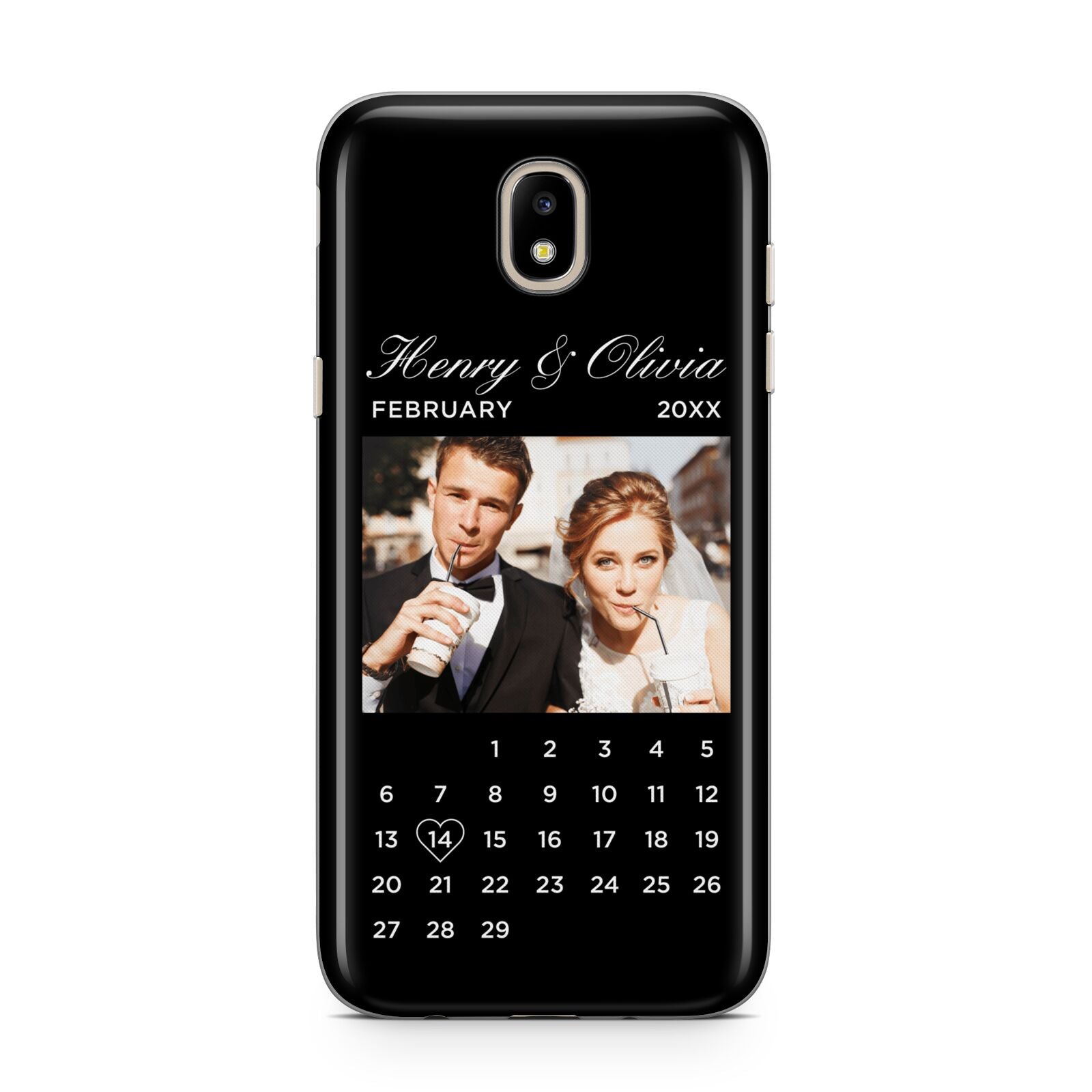 Milestone Date Personalised Photo Samsung J5 2017 Case