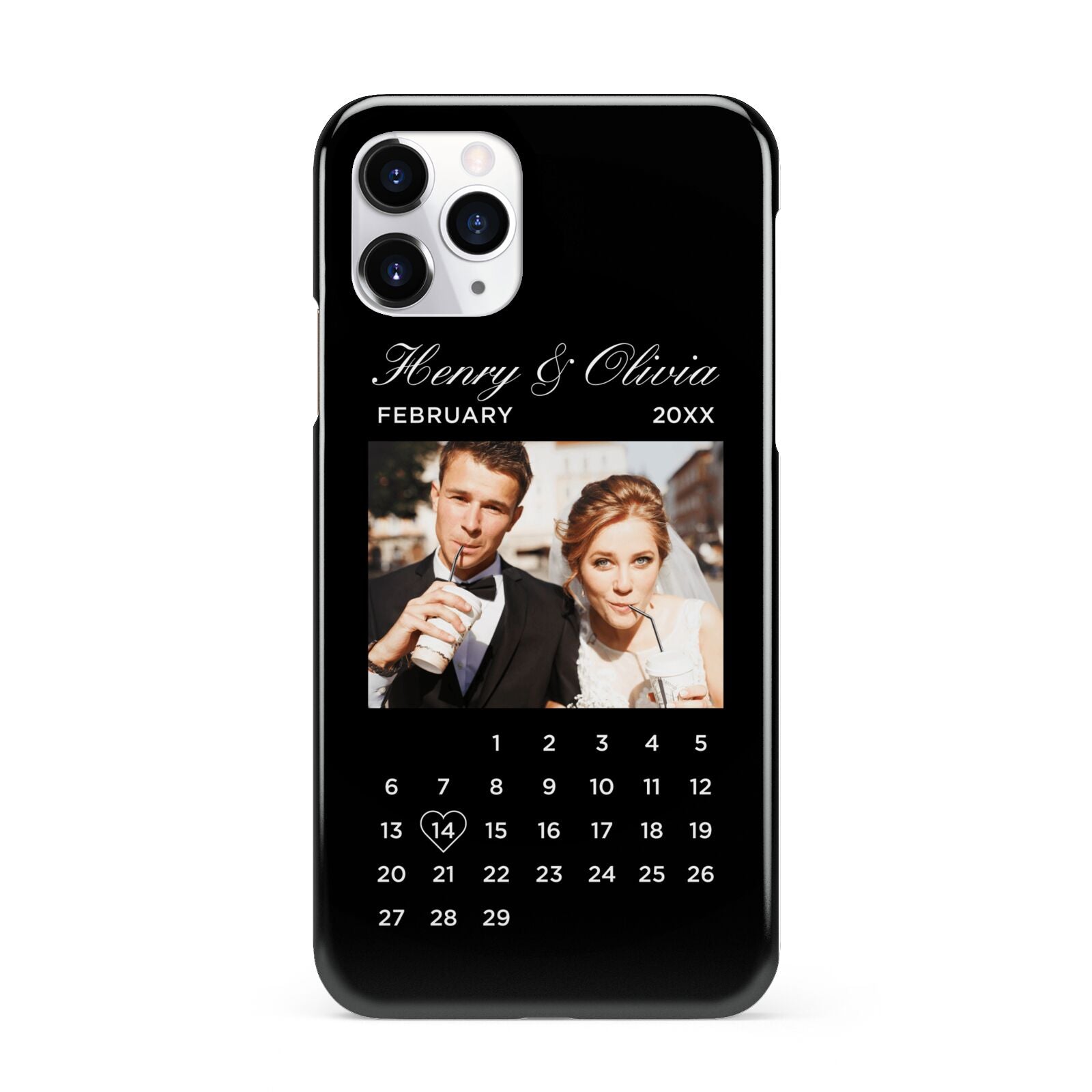 Milestone Date Personalised Photo iPhone 11 Pro 3D Snap Case