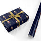 Navy Blue Nutcracker Personalised Wrapping Paper