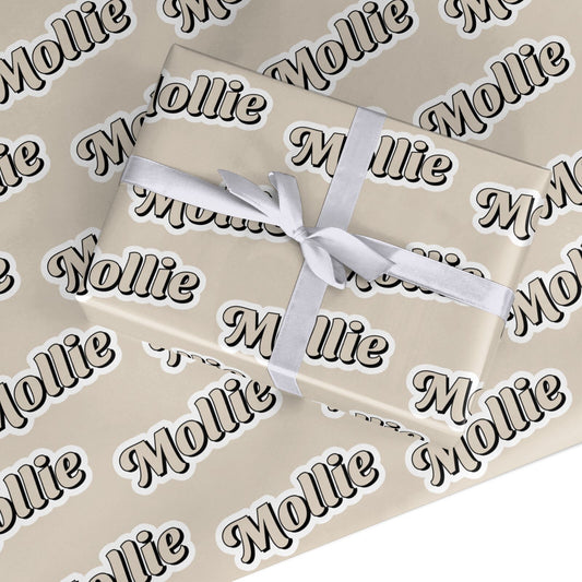 Nude Personalised Custom Wrapping Paper