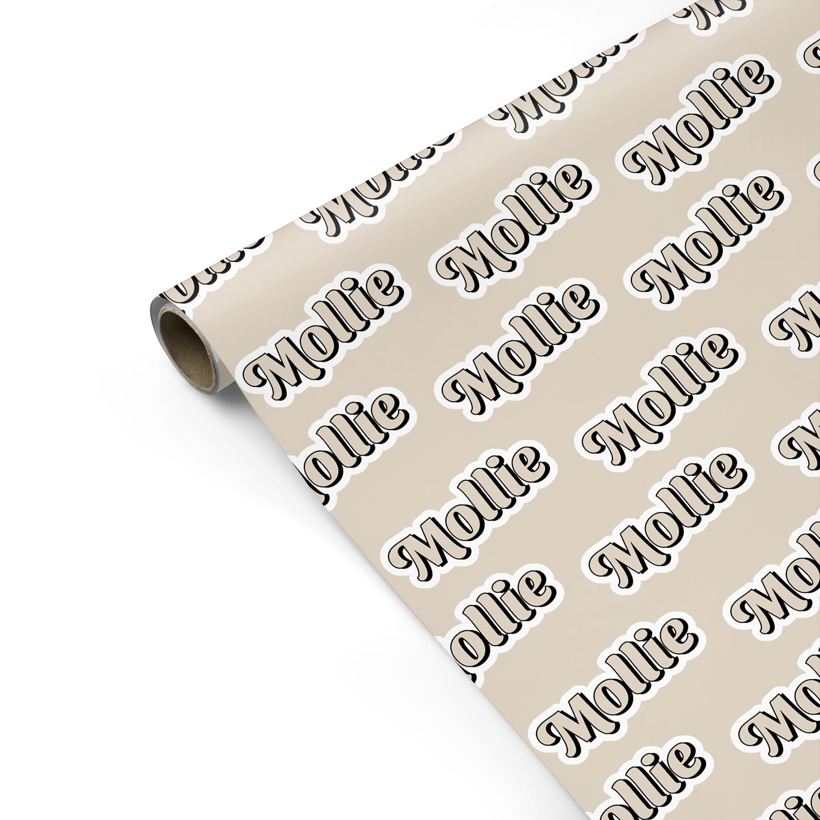 Nude Personalised Personalised Gift Wrap