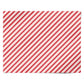 Peppermint Stripe Christmas Personalised Wrapping Paper Alternative