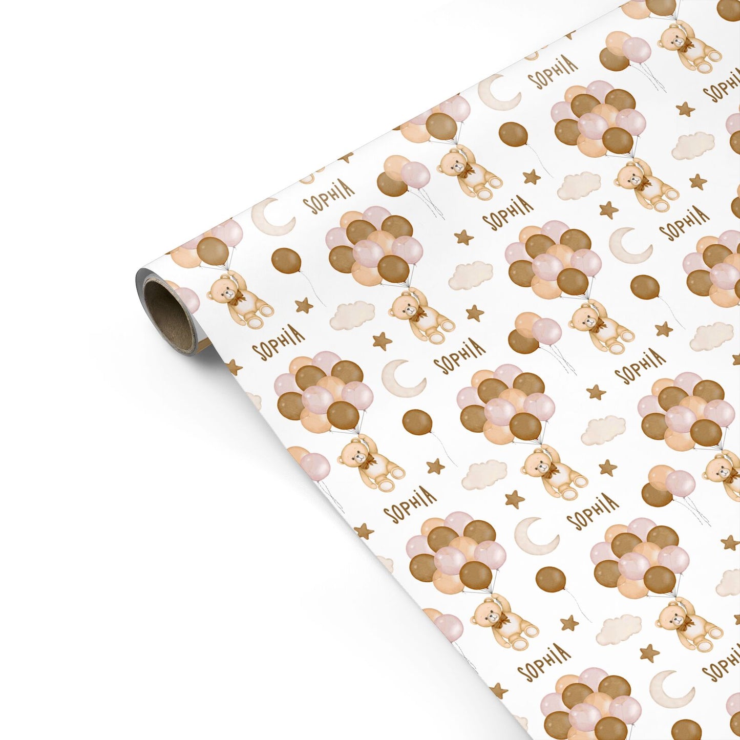 Personalised Baby Bear Personalised Gift Wrap