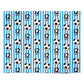 Personalised Blue White Football Birthday Personalised Wrapping Paper Alternative