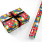 Personalised Building Blocks Personalised Wrapping Paper