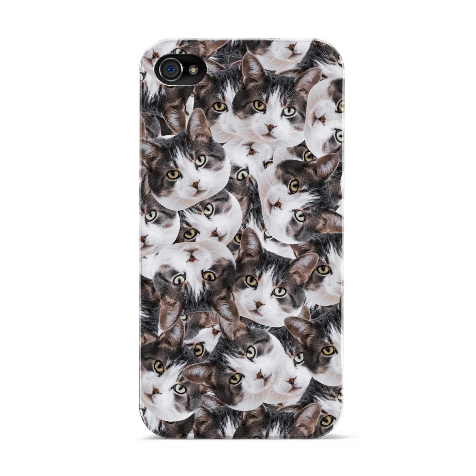 Personalised Cat Photo Collage Apple iPhone 4s Case