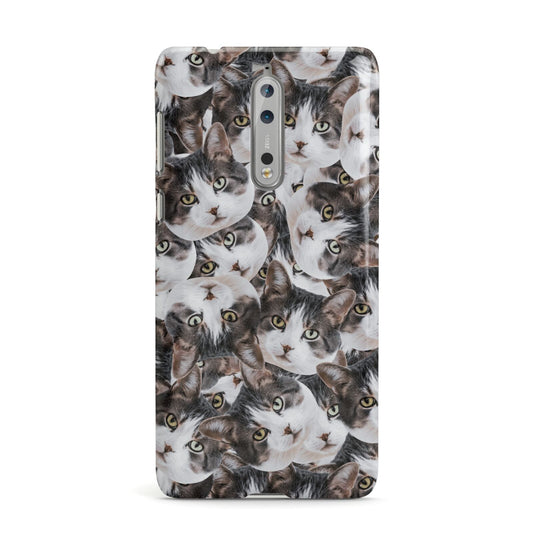 Personalised Cat Photo Collage Nokia Case