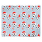 Personalised Christmas Football Santa Hat Personalised Wrapping Paper Alternative