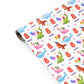 Personalised Dinosaur Personalised Gift Wrap