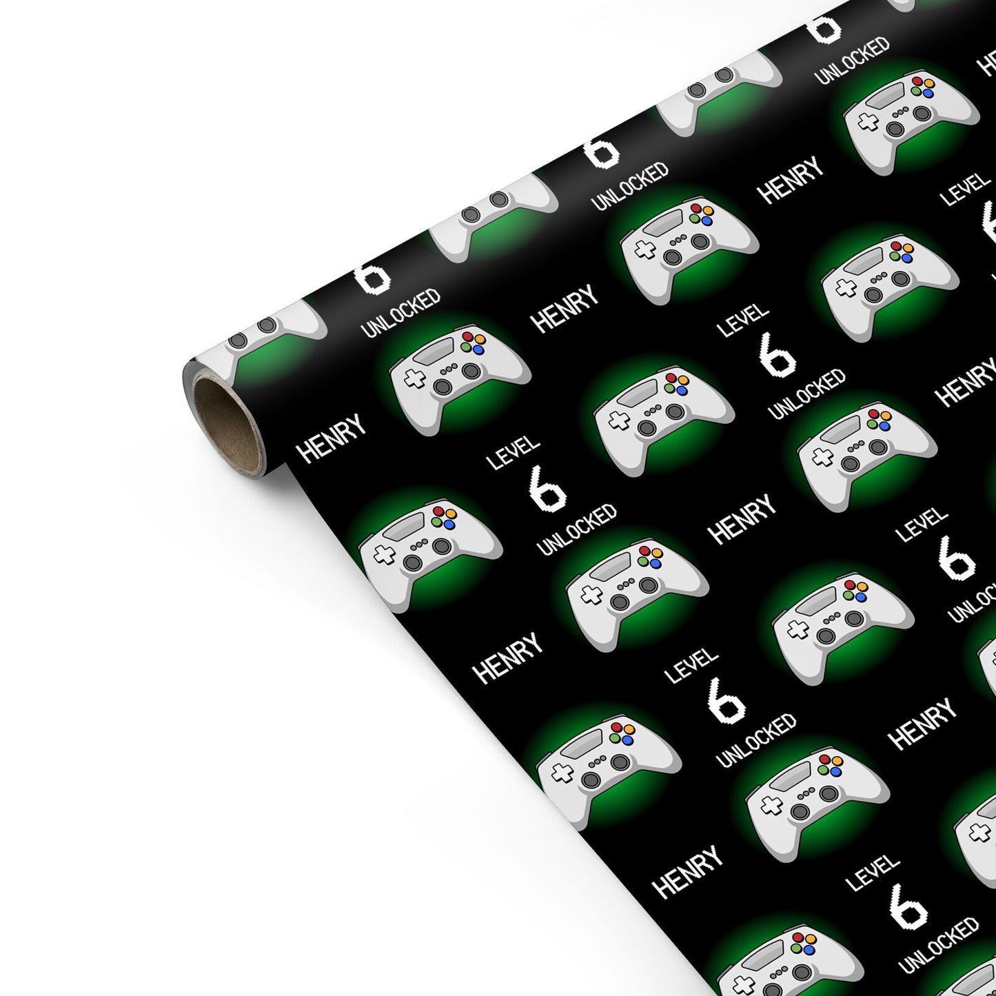 Personalised Gaming Personalised Gift Wrap