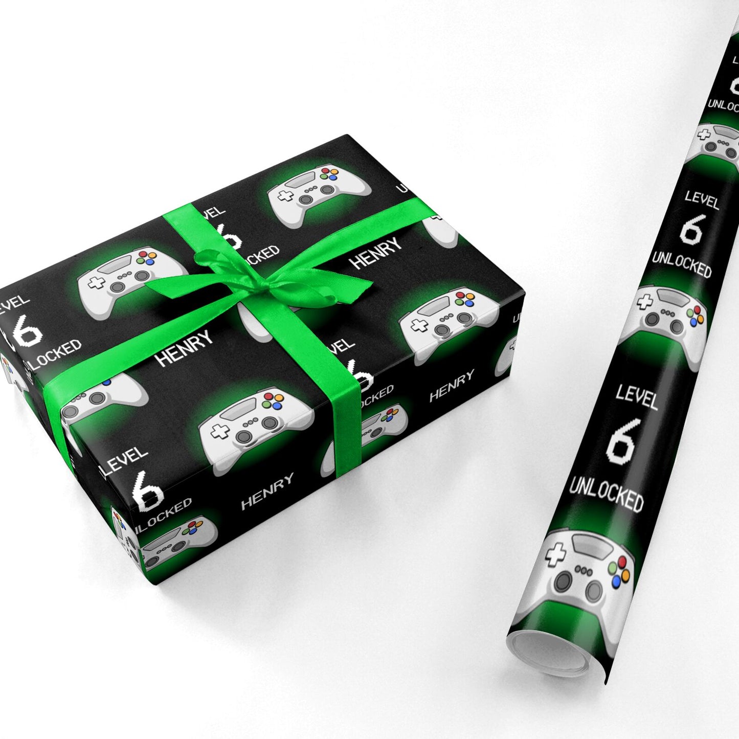 Personalised Gaming Personalised Wrapping Paper