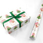 Personalised Pink Santa Christmas Personalised Wrapping Paper