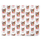 Personalised Reindeer Christmas Personalised Wrapping Paper Alternative