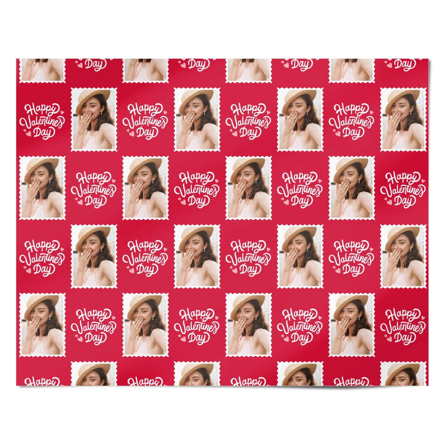 Personalised Valentines Photo Personalised Wrapping Paper Alternative