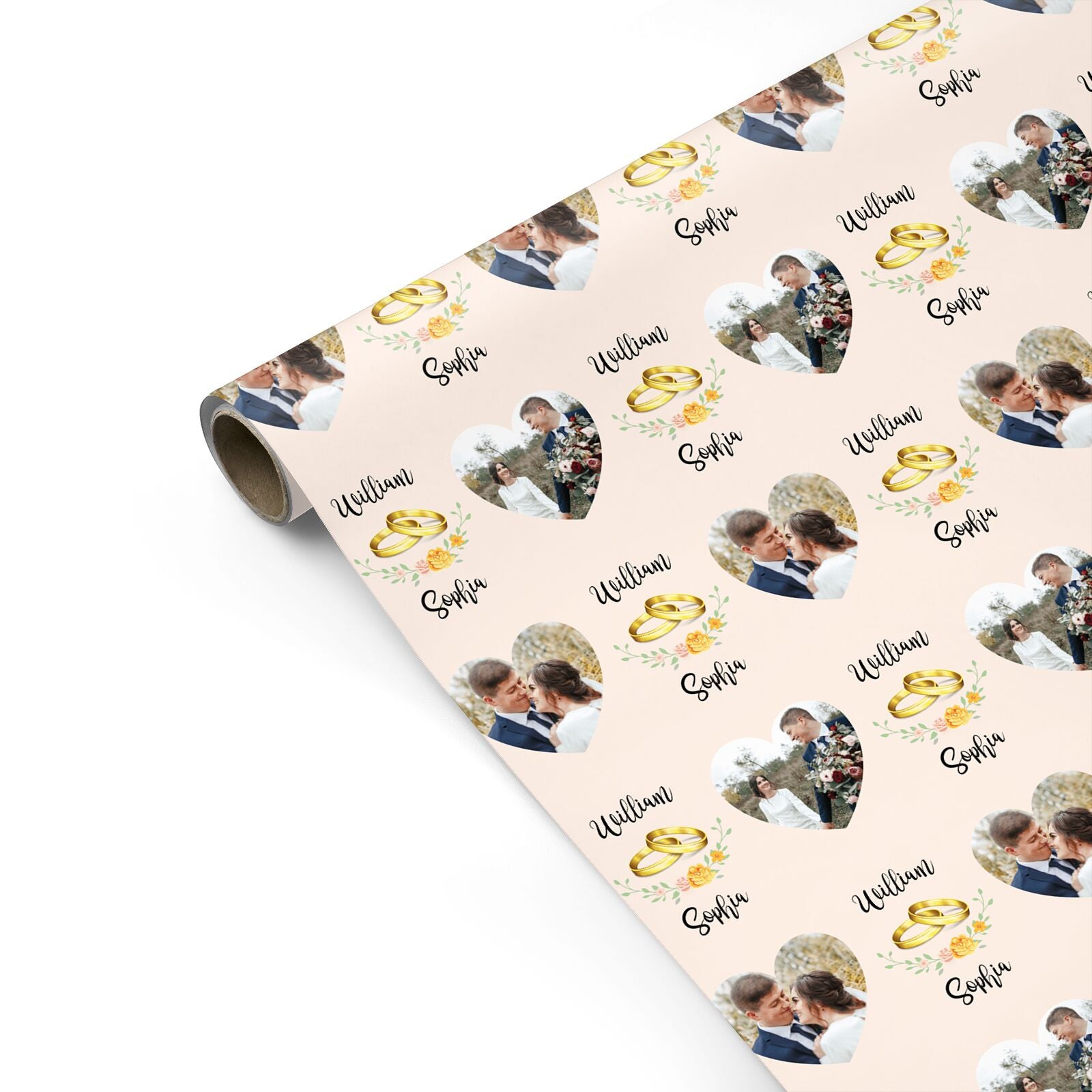 Personalised Wedding Personalised Gift Wrap