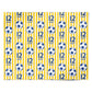 Personalised Yellow and Blue Football Personalised Wrapping Paper Alternative