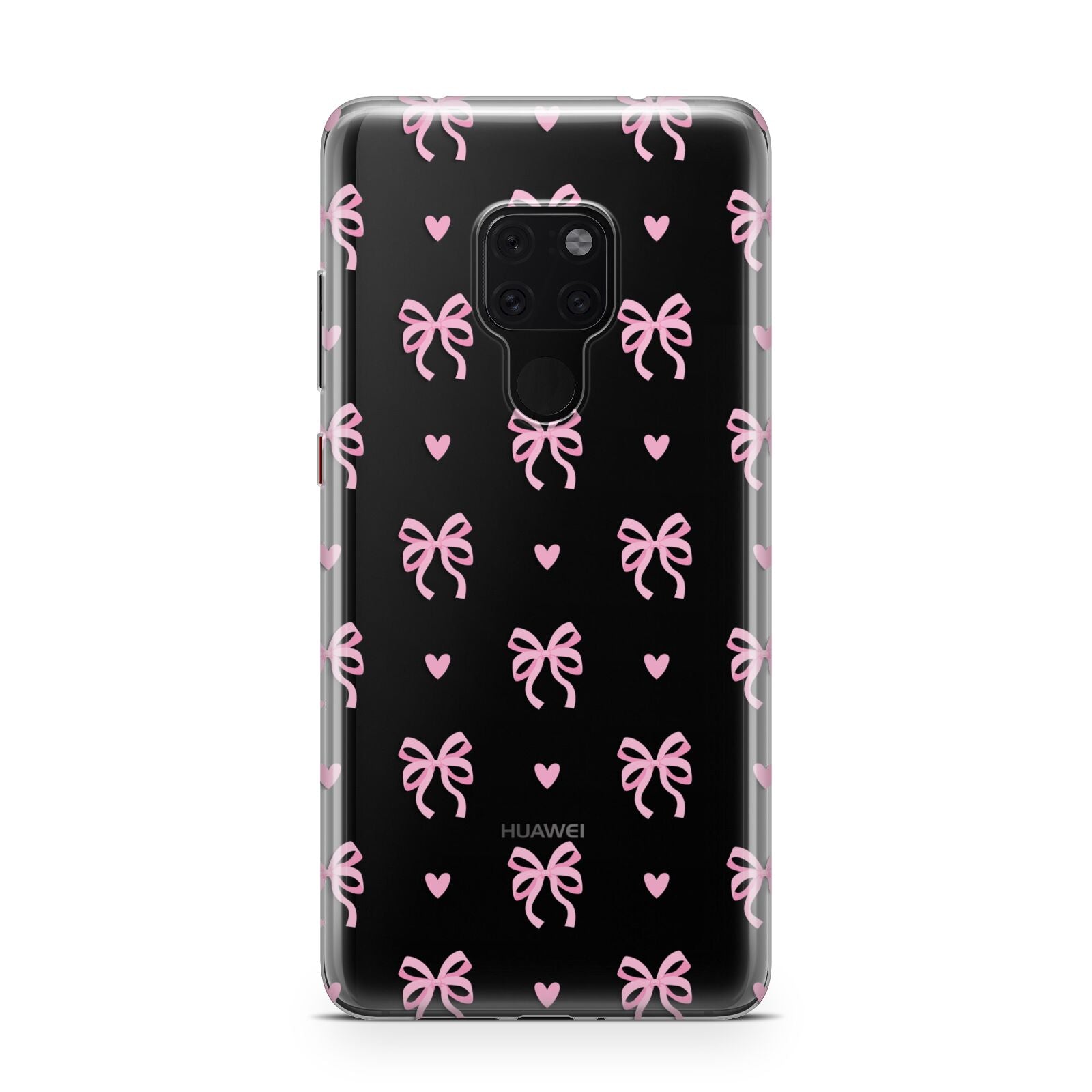 Pink Bow and Heart Huawei Mate 20 Phone Case