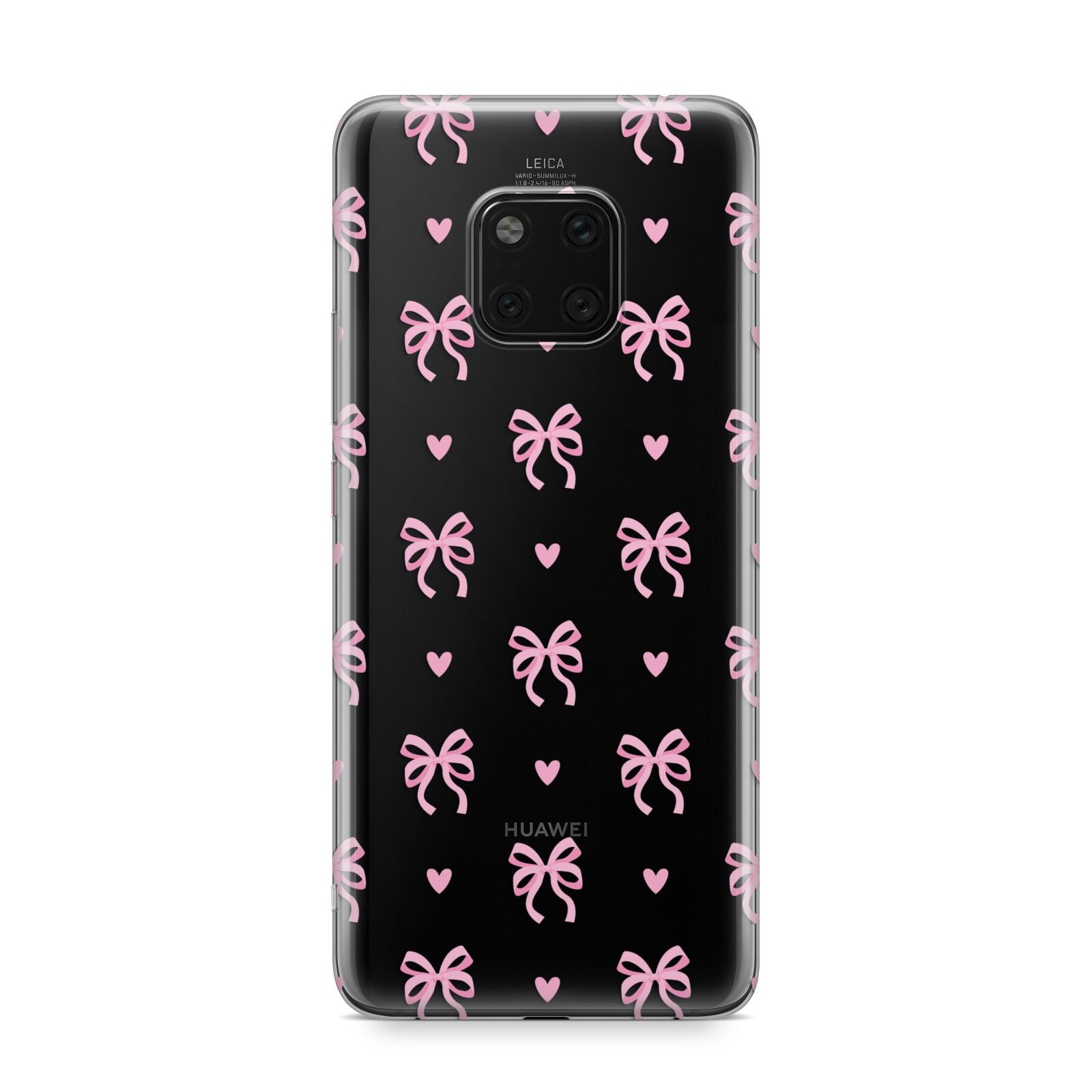 Pink Bow and Heart Huawei Mate 20 Pro Phone Case