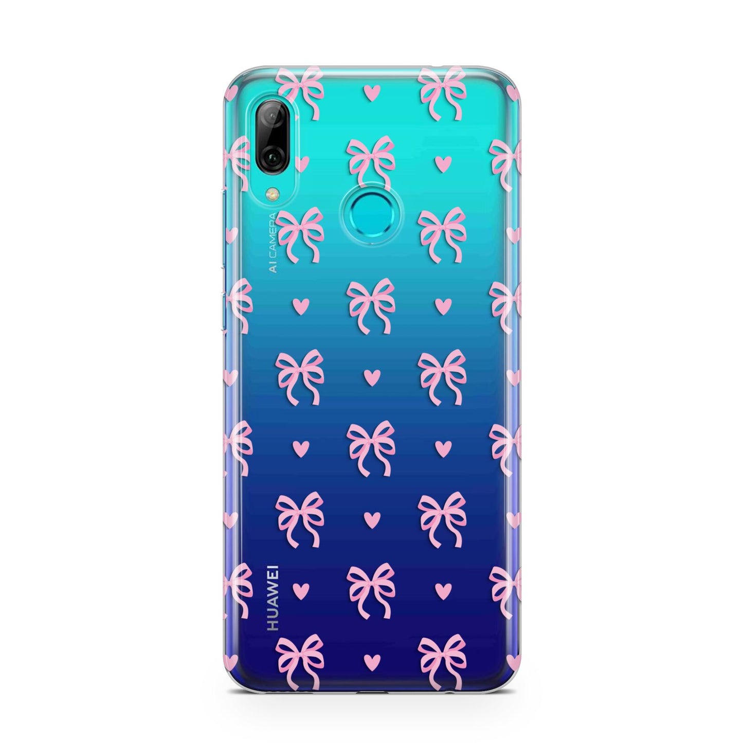 Pink Bow and Heart Huawei P Smart 2019 Case