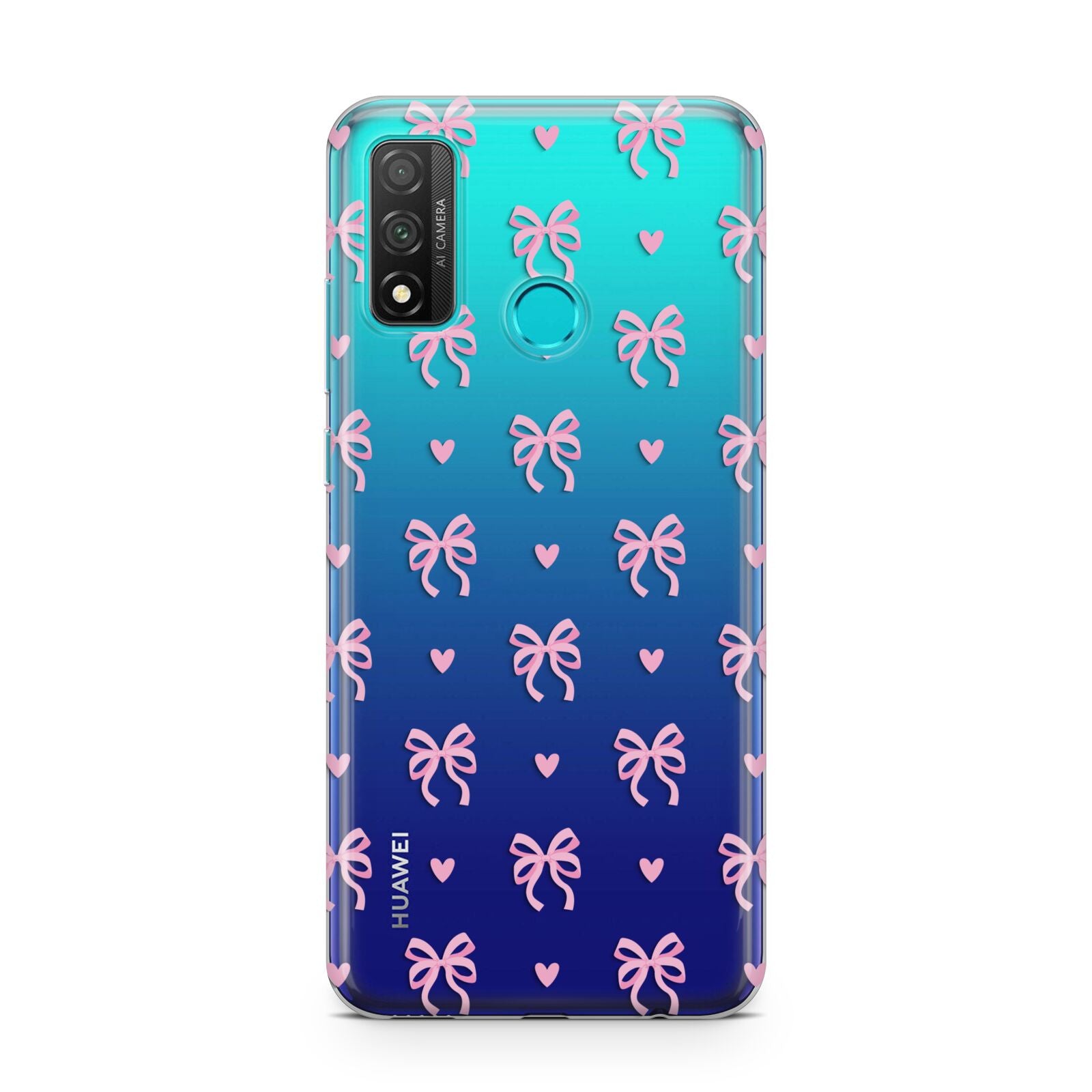 Pink Bow and Heart Huawei P Smart 2020