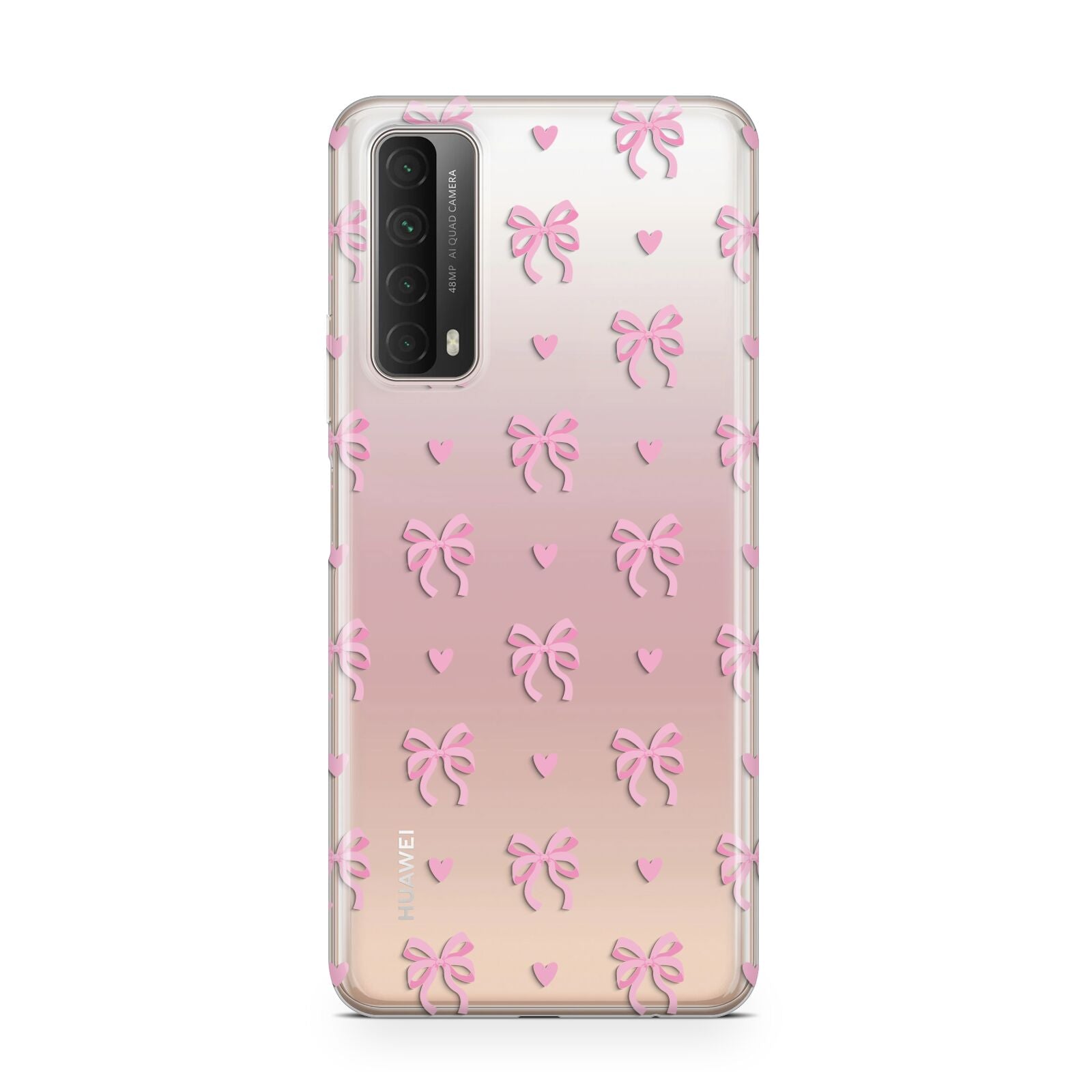 Pink Bow and Heart Huawei P Smart 2021