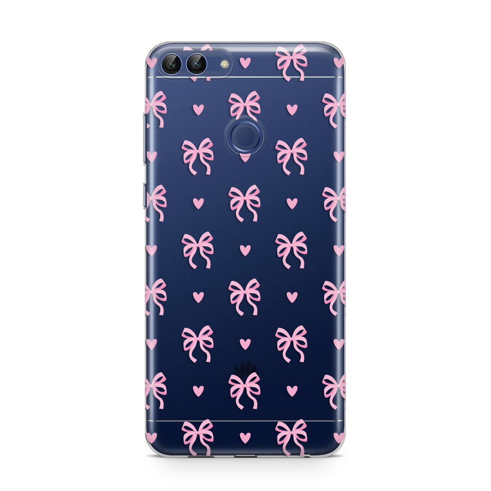 Pink Bow and Heart Huawei P Smart Case